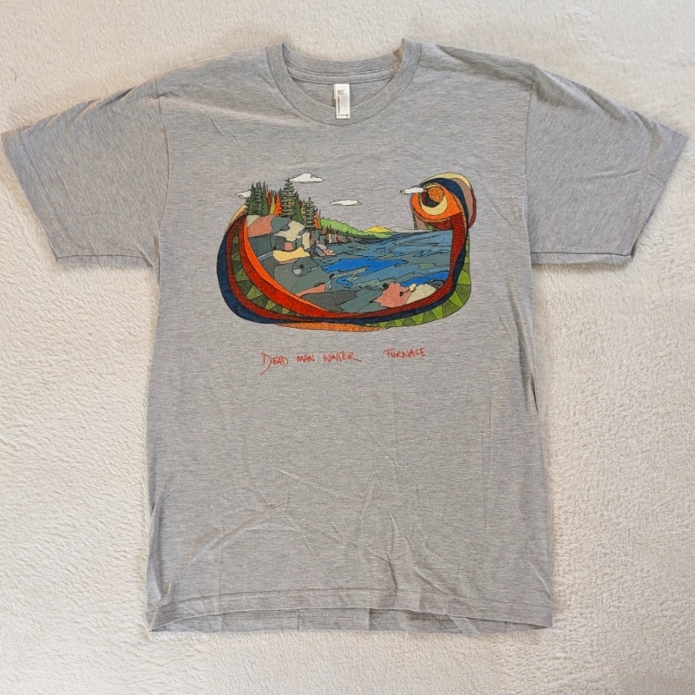 Dead Man Winter Furnace Shirt Adult Size M Graphic Tee American Apparel
